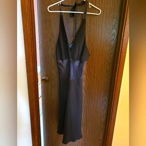 Little black halter dress